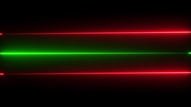 Glowing neon line animatiom on black background. Abstract Light Effect Element Design