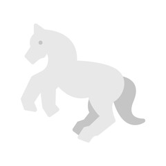 Horse Performing icon vector image. Suitable for mobile apps, web apps and print media.