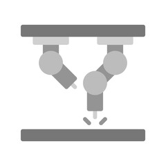 Industrial Robot II icon vector image. Suitable for mobile apps, web apps and print media.