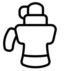 Bottle Line Icon