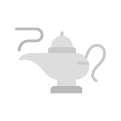 Magical Lamp icon vector image. Suitable for mobile apps, web apps and print media.