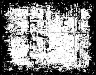 Vector grunge texture in black and white