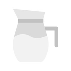 Milk Jug icon vector image. Suitable for mobile apps, web apps and print media.