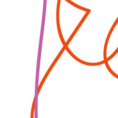 Pink orange abstract lines background 