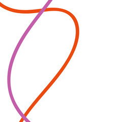 Pink orange abstract lines background 