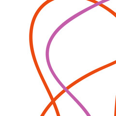 Pink orange abstract lines background 