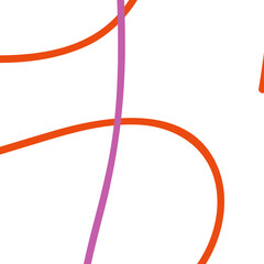 Pink orange abstract lines background 