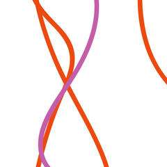 Pink orange abstract lines background 