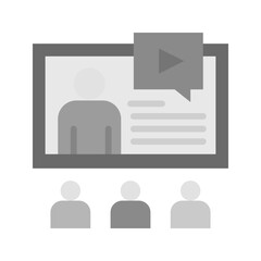 Online Education icon vector image. Suitable for mobile apps, web apps and print media.