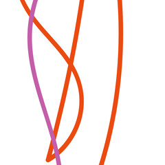 Pink orange abstract lines background 