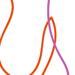 Pink orange abstract lines background 