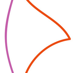 Pink orange abstract lines background 