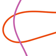 Pink orange abstract lines background 