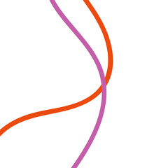 Pink orange abstract lines background 