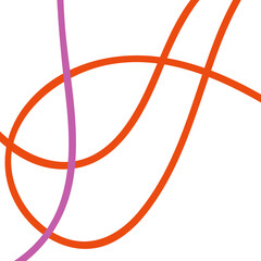Pink orange abstract lines background 