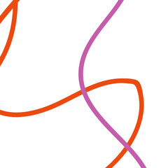 Pink orange abstract lines background 