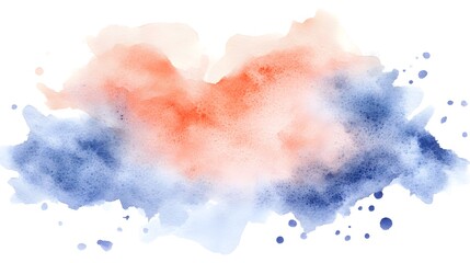 Fototapeta premium Abstract watercolor splash design with soft colors.