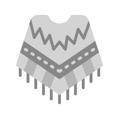 Pooncho icon vector image. Suitable for mobile apps, web apps and print media.