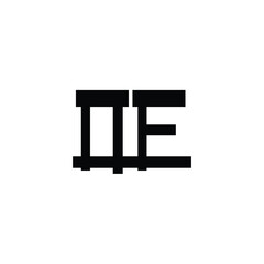 OE monogram logo design letter text name symbol monochrome logotype alphabet character simple logo