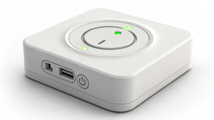 Obraz premium electrical outlet isolated on white background