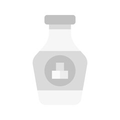 Obraz premium Sugar Bottle icon vector image. Suitable for mobile apps, web apps and print media.