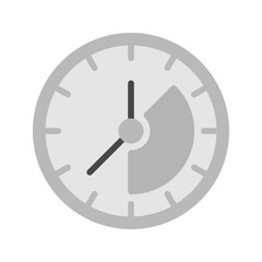 Time icon vector image. Suitable for mobile apps, web apps and print media.