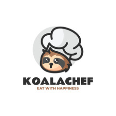 Koala Chef Mascot Logo Design