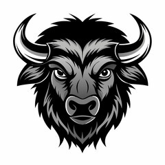 vector illustration of a bull