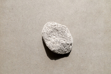 pumice stone for feet on the surface