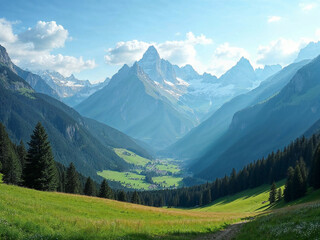 Fototapeta premium mountain landscape in summer