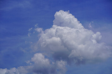 sky and white clouds. Beautiful blue sky clouds for background. Blue Sky with Fluffy White Clouds...