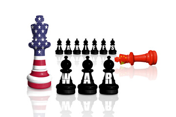 USA and China trade war. China and US trade, duty, tariffs, customs competition