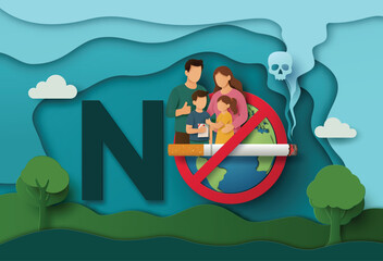 Say No To Smoking Protect Your Family's Health