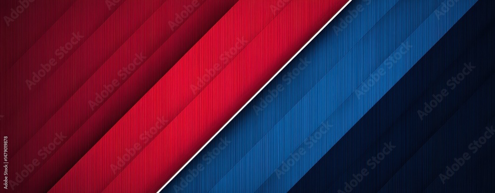 Poster abstract design with diagonal color stripes