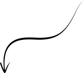 Arrow Line Curve Illustration Element