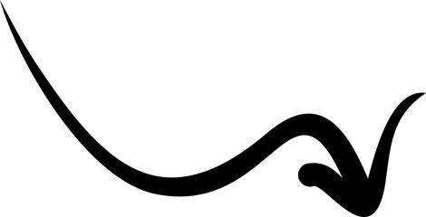 Arrow Line Curve Illustration Element