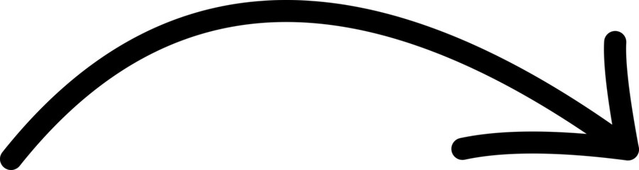 Arrow Line Curve Illustration Element