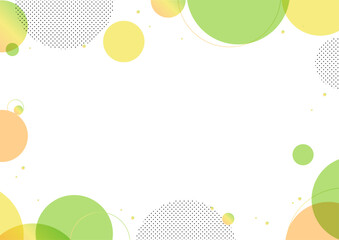 円 グラフィック フレーム 背景素材