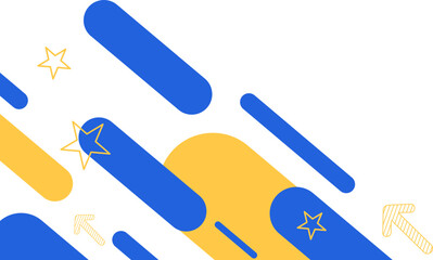 Geometric Rounded with Star Corner 