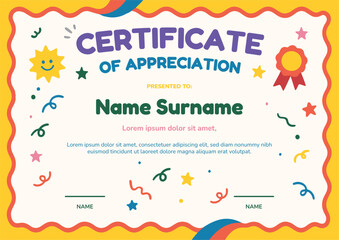 Playful Certificate Template