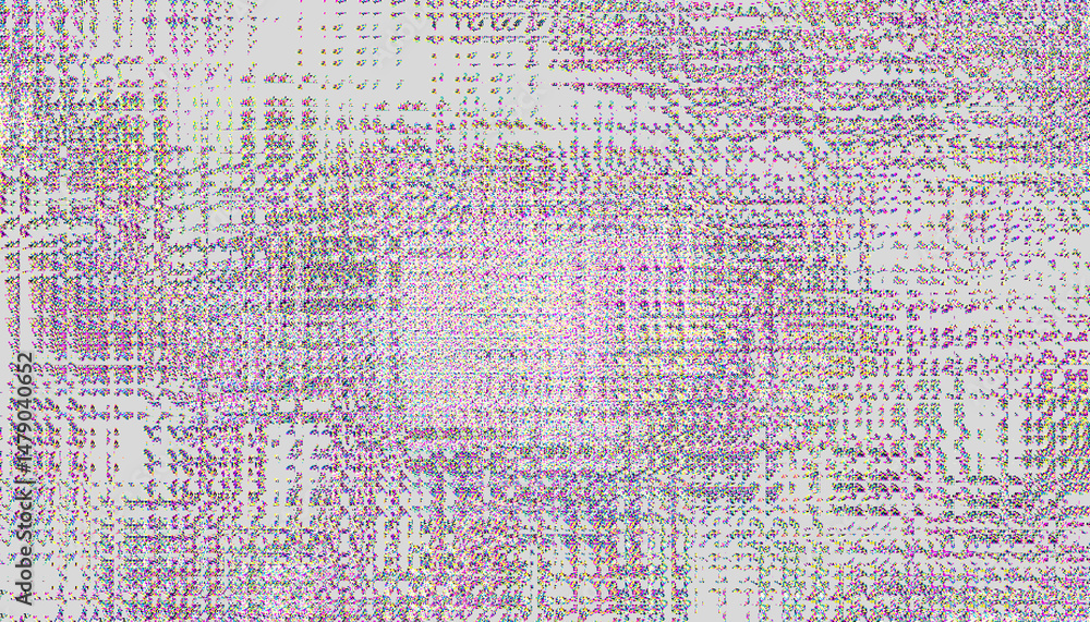 Poster glitch noise static television vfx. visual video effects stripes background, crt tv screen no signal