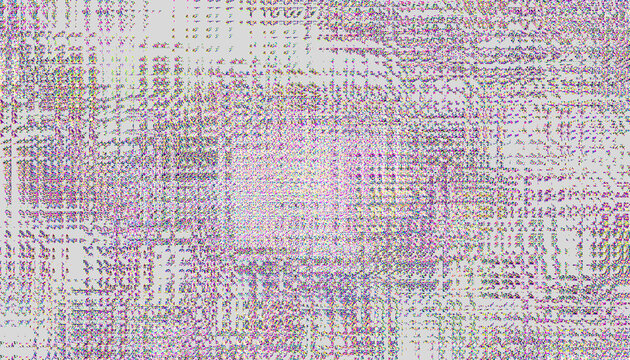 Glitch noise static television VFX. Visual video effects stripes background, CRT tv screen no signal glitch effect