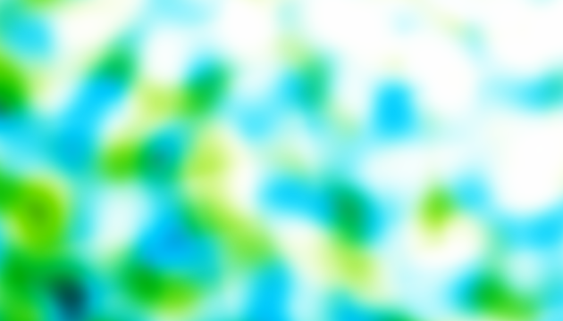 World environment day concept: green and blue abstract blur spots background with bokeh effect and transparency