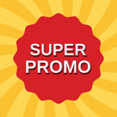 Super promo 3d text effect, promotion editable text style effect