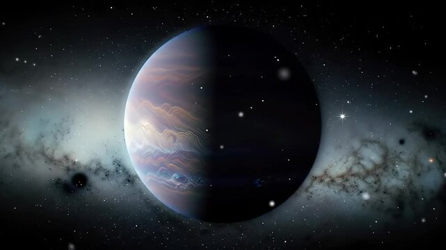 planet in space