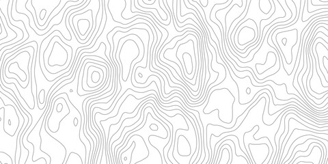 topographic line contour map background, Topographic map and landscape terrain texture grid, Abstract lines background. Contour maps. Vector illustration.