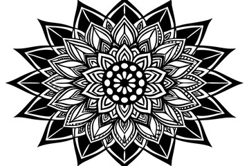 Abstract floral pattern vector illustration with seamless ornamental flower design