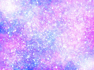 明るい宇宙風のイラスト素材