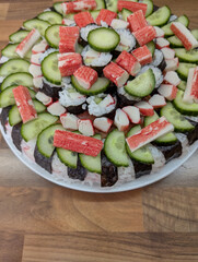 fresh sushi cake
