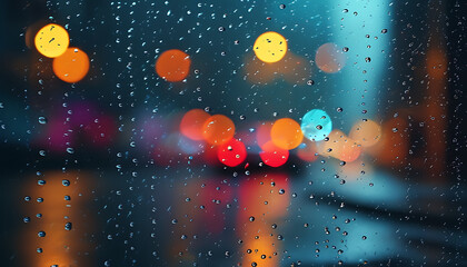 rain drops on window